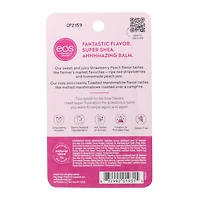 eos® strawberry peach & toasted marshmallow lip balm stick 2-pack