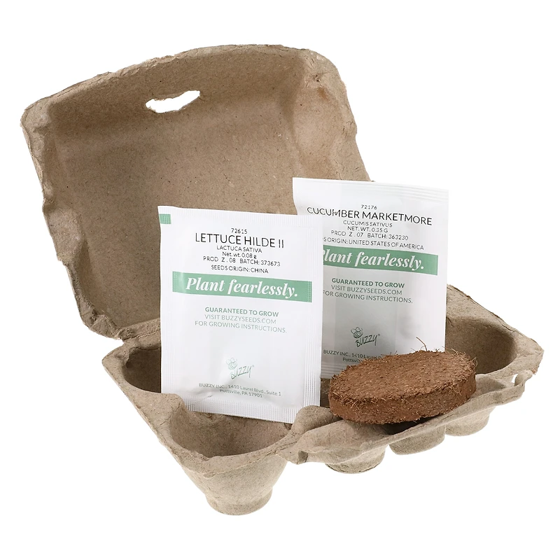 buzzy® biodegradable ingredient grow kit