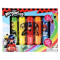 miraculous: tales of ladybug & cat noir™ jumbo chalk set with holders 10-piece