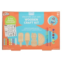 decorate your own wooden craft kit
