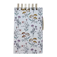 top spiral notebook with pen