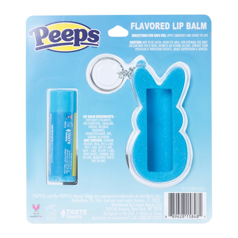 peeps® flavored lip balm & keychain