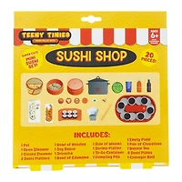 teeny tinies sushi shop mini food play set 20-piece
