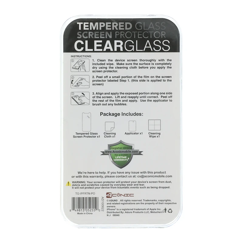 iPhone 14 Pro® tempered glass screen protector