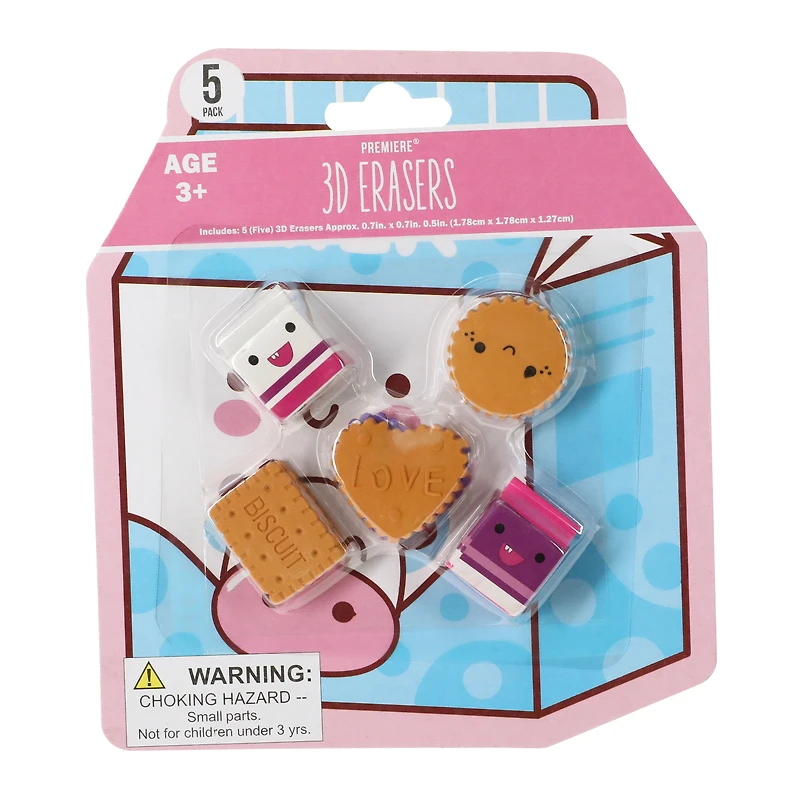 3D eraser 5-pack