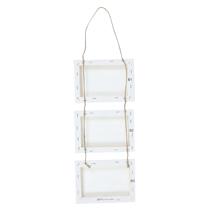 3 mini canvases paint set