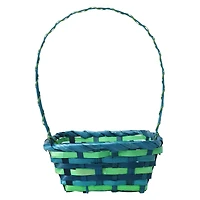 mini bamboo easter basket 7.8in