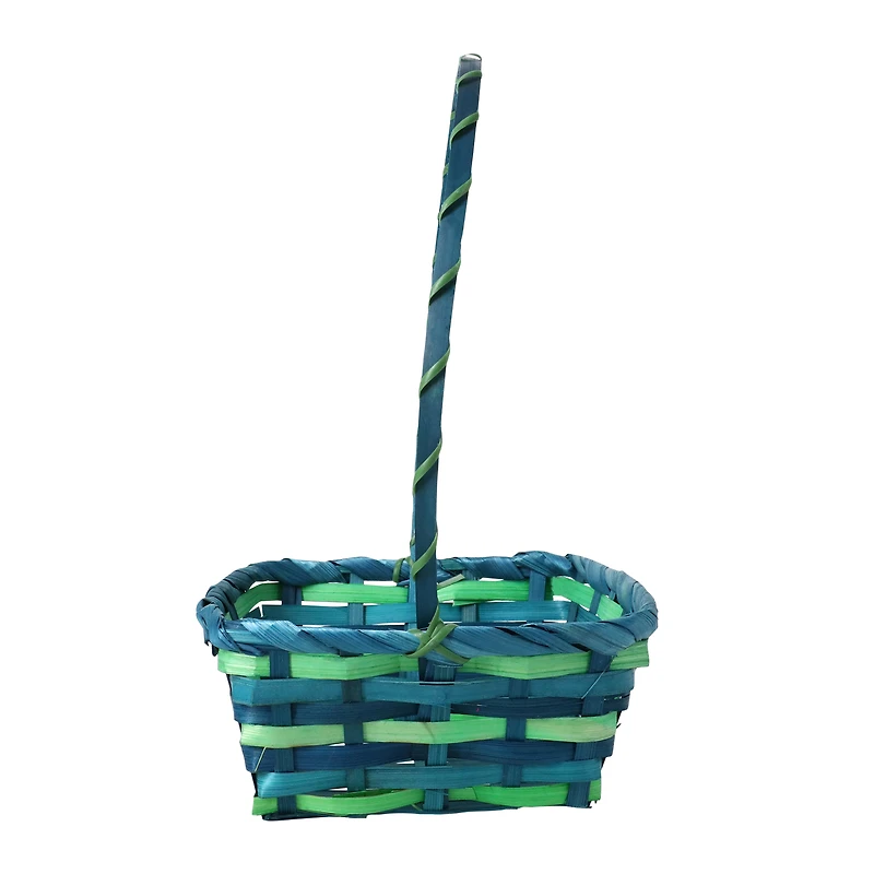 mini bamboo easter basket 7.8in