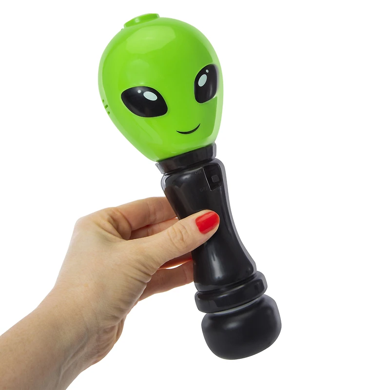 light up icon bubble wand & solution