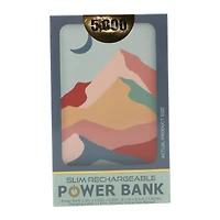 Printed 5000mAh Slim Power Bank Charger
