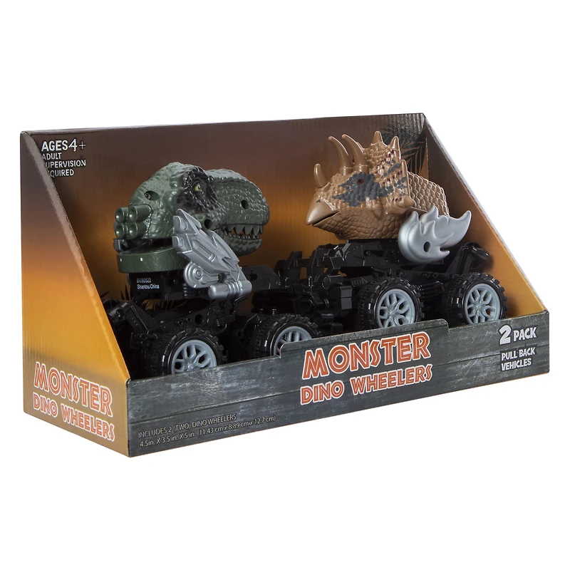 monster dino wheelers 2-pack