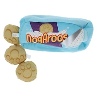 plush snack burrow dog toy