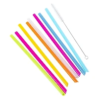 8-count reusable straws & straw cleaner