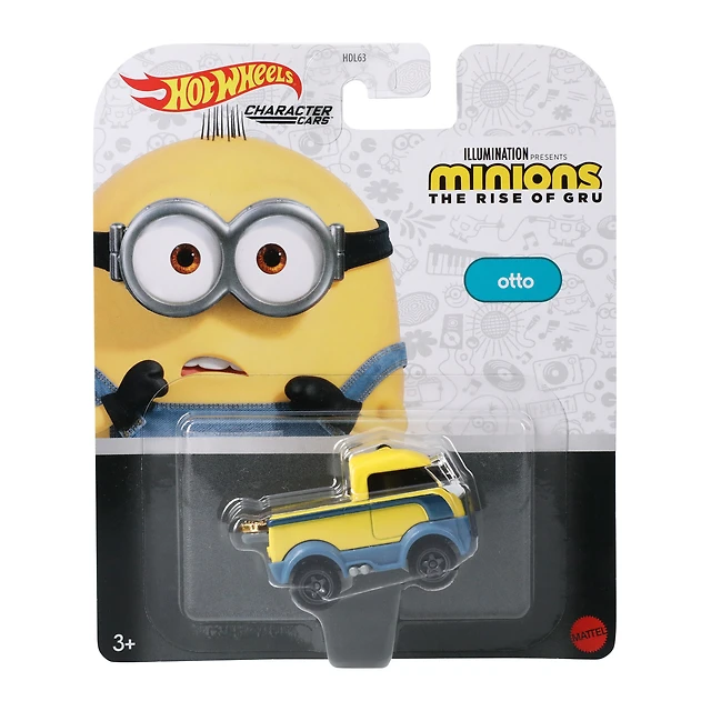 Carl Hot Wheels Minions Character Cars Hot Wheels Minion Carl Toni