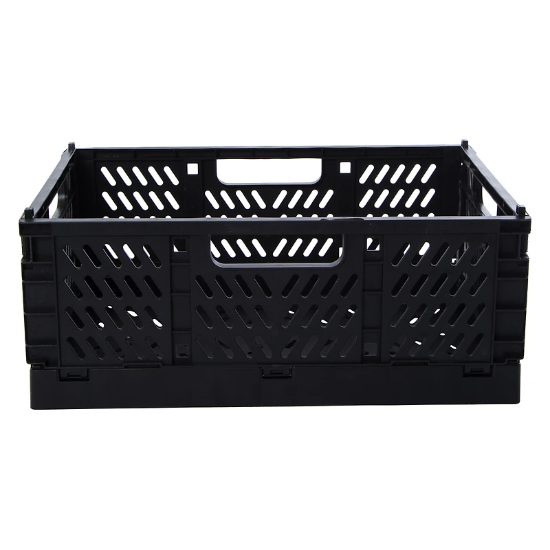 small collapsible crate storage bin 8in x 12in