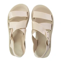 ladies black strappy sandals