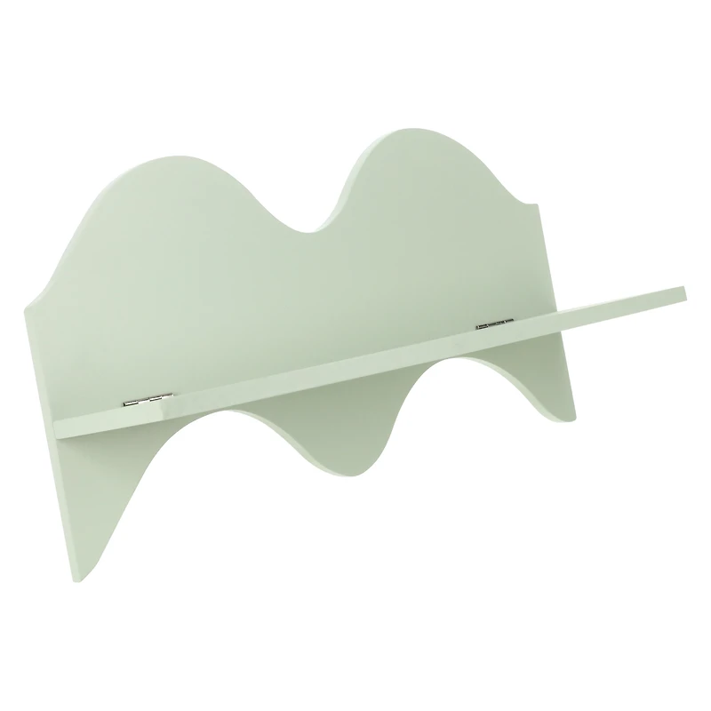 wavy wall shelf 11.8in x 6.7in