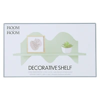 wavy wall shelf 11.8in x 6.7in