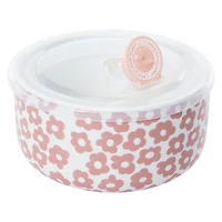 ceramic bowl with vented lid 22oz