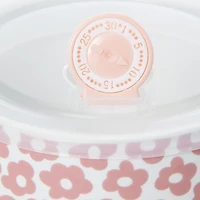 ceramic bowl with vented lid 22oz