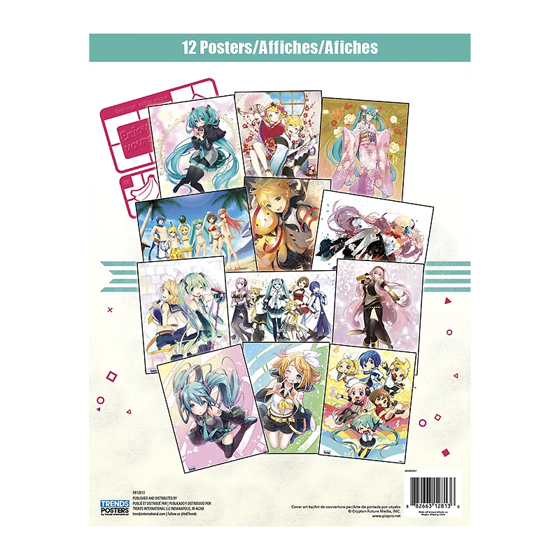 hatsune miku book of posters 12-pack