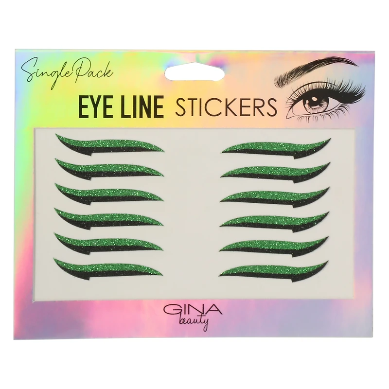 gina beauty™ eyeliner stickers 6-count