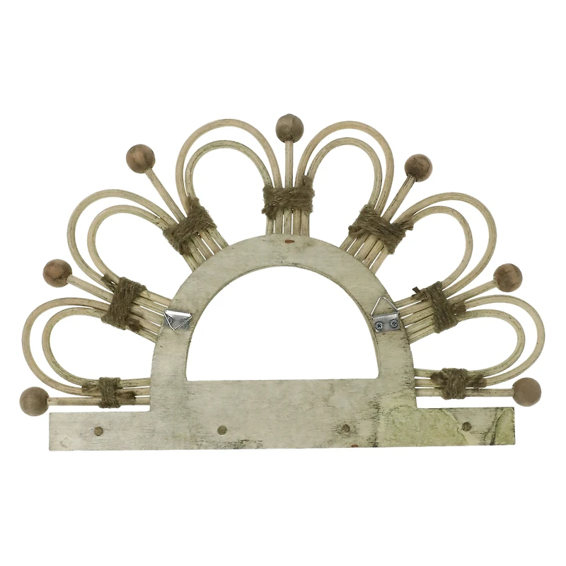 rattan wall hooks 13in