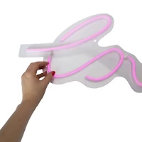 large 'love' script neon LED wall sign 27.5in