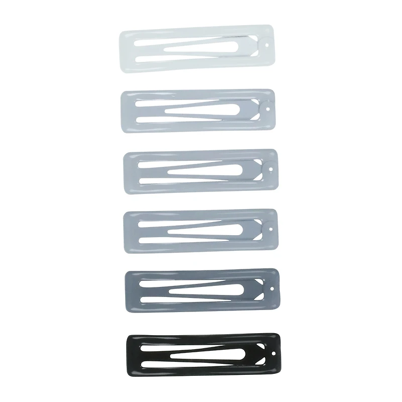 rectangle snap clips 6-count