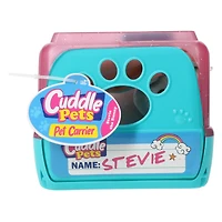 cuddle pets plush animal carrier toy