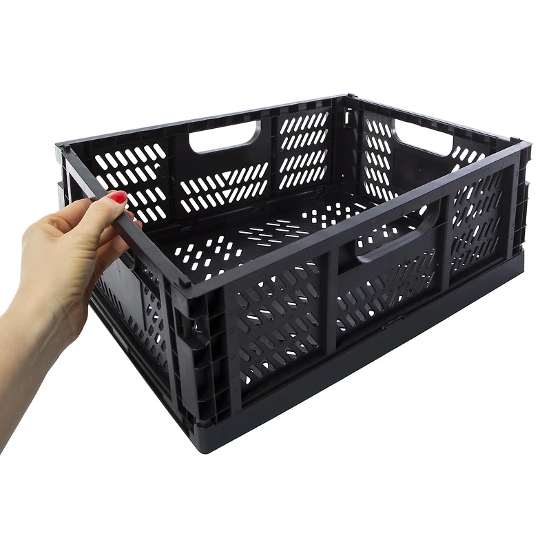 large collapsible storage crate 15.75in x 11.8in