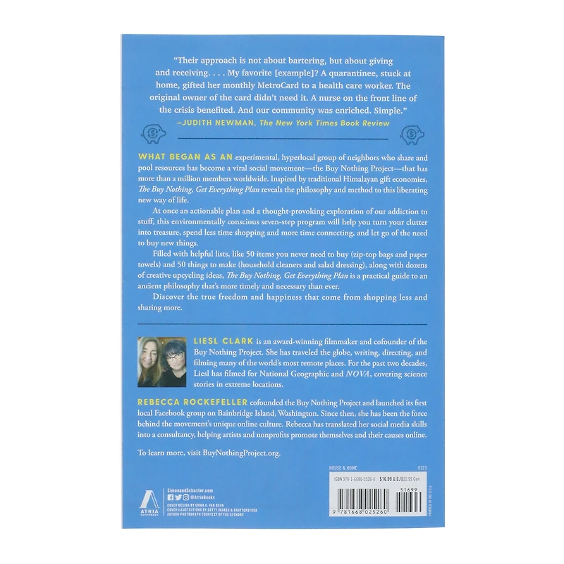 the buy nothing, get everything plan by Liesel Clark & Rebecca Rockefeller