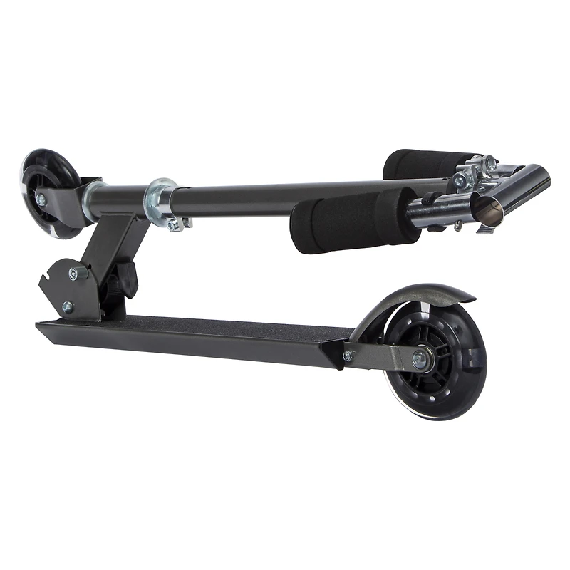 pro rider kids' folding light-up scooter with LED wheels
