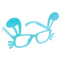 easter glitter bunny glasses