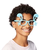 easter glitter bunny glasses