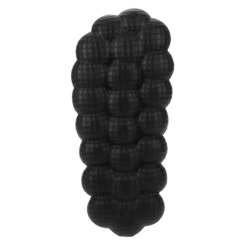 ladies black bubble clog slides