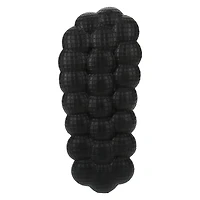 ladies black bubble clog slides