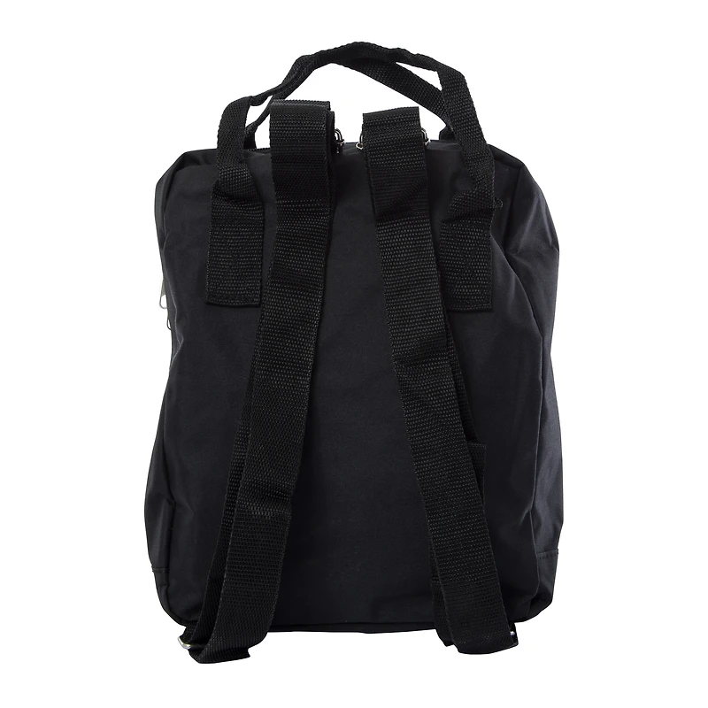 top-handle mini nylon backpack