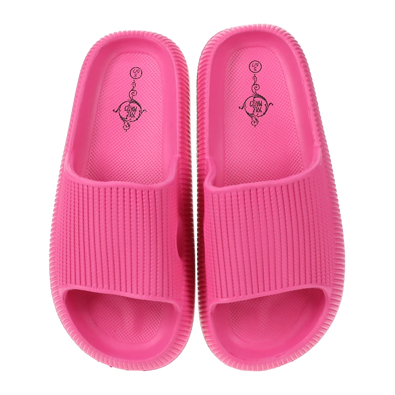 Ladies Puff Slide Sandals