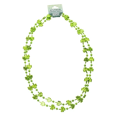 st. patrick’s day shamrock necklaces 2-pack