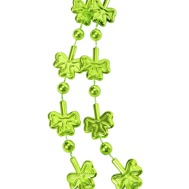 st. patrick’s day shamrock necklaces 2-pack