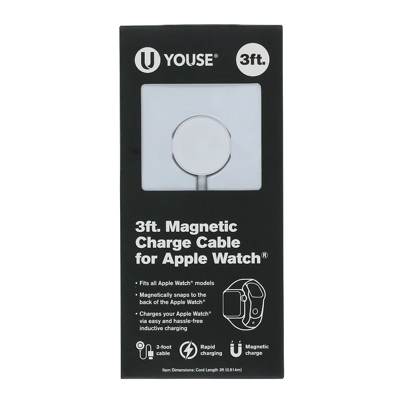 3ft magnetic charger cable for Apple® Watch
