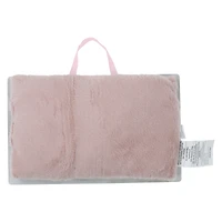 woodgrain lap desk with plush pillow 12in x 19in