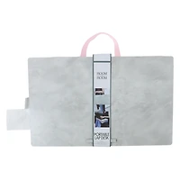 woodgrain lap desk with plush pillow 12in x 19in