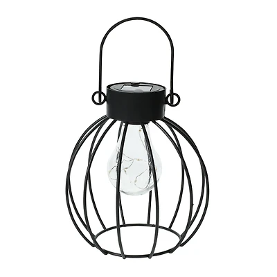 metal cage lantern 6.7in x 5.9in