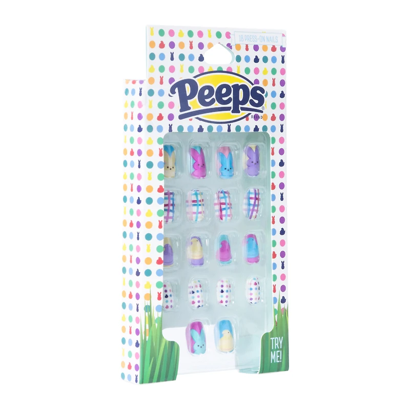 peeps® press on nails 18-piece set