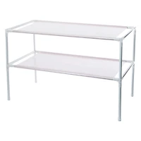 2-tier shoe rack 23in