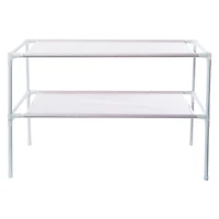 2-tier shoe rack 23in