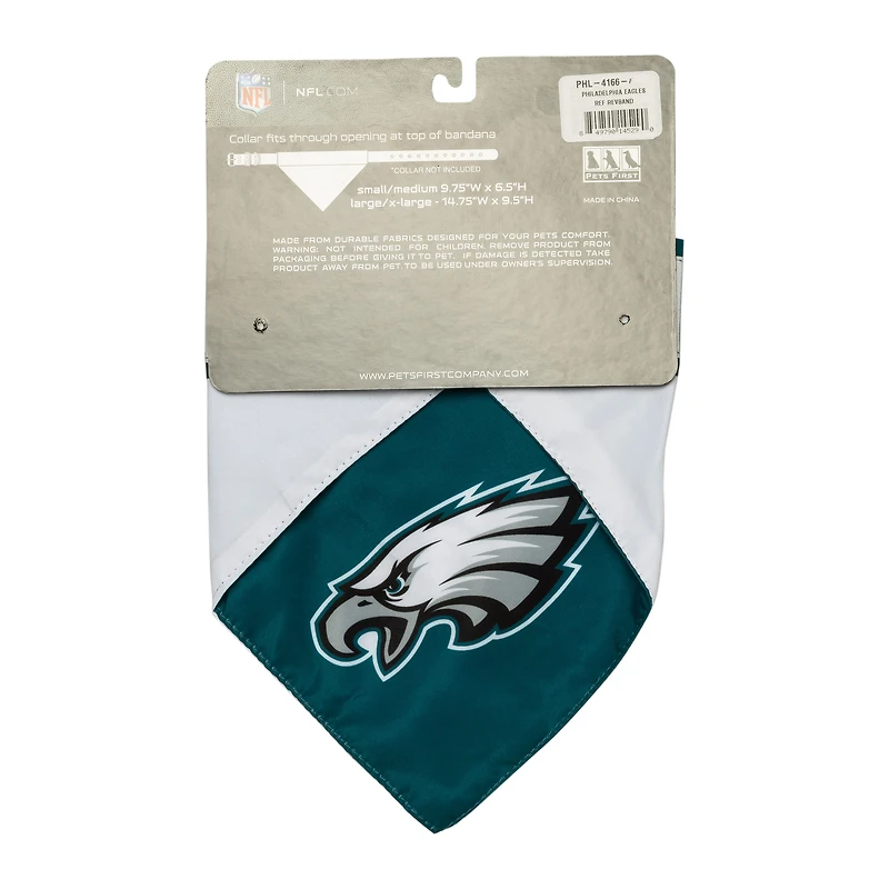 reversible philadelphia eagles® pet bandana