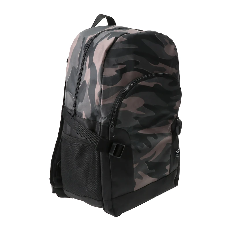 camo double buckle backpack